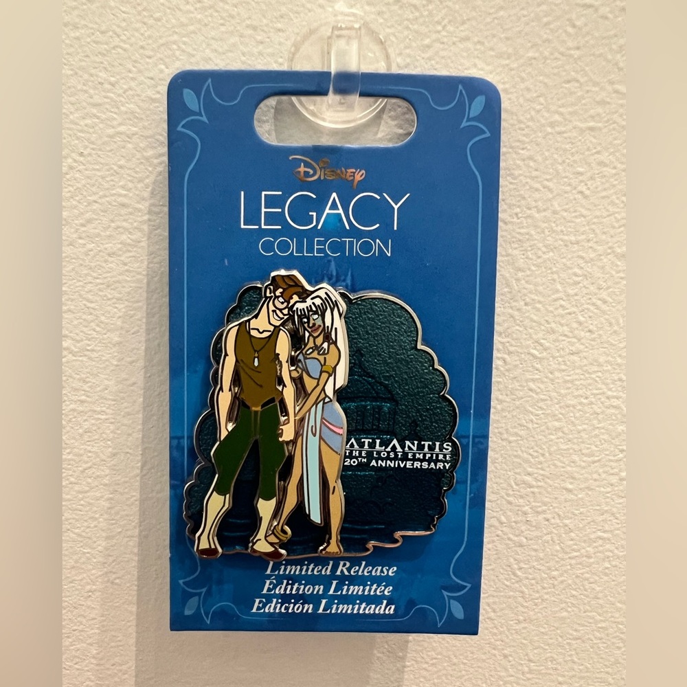 Disney Legacy Atlantis 20th Anniversary Limited Release Authentic Official Pin
